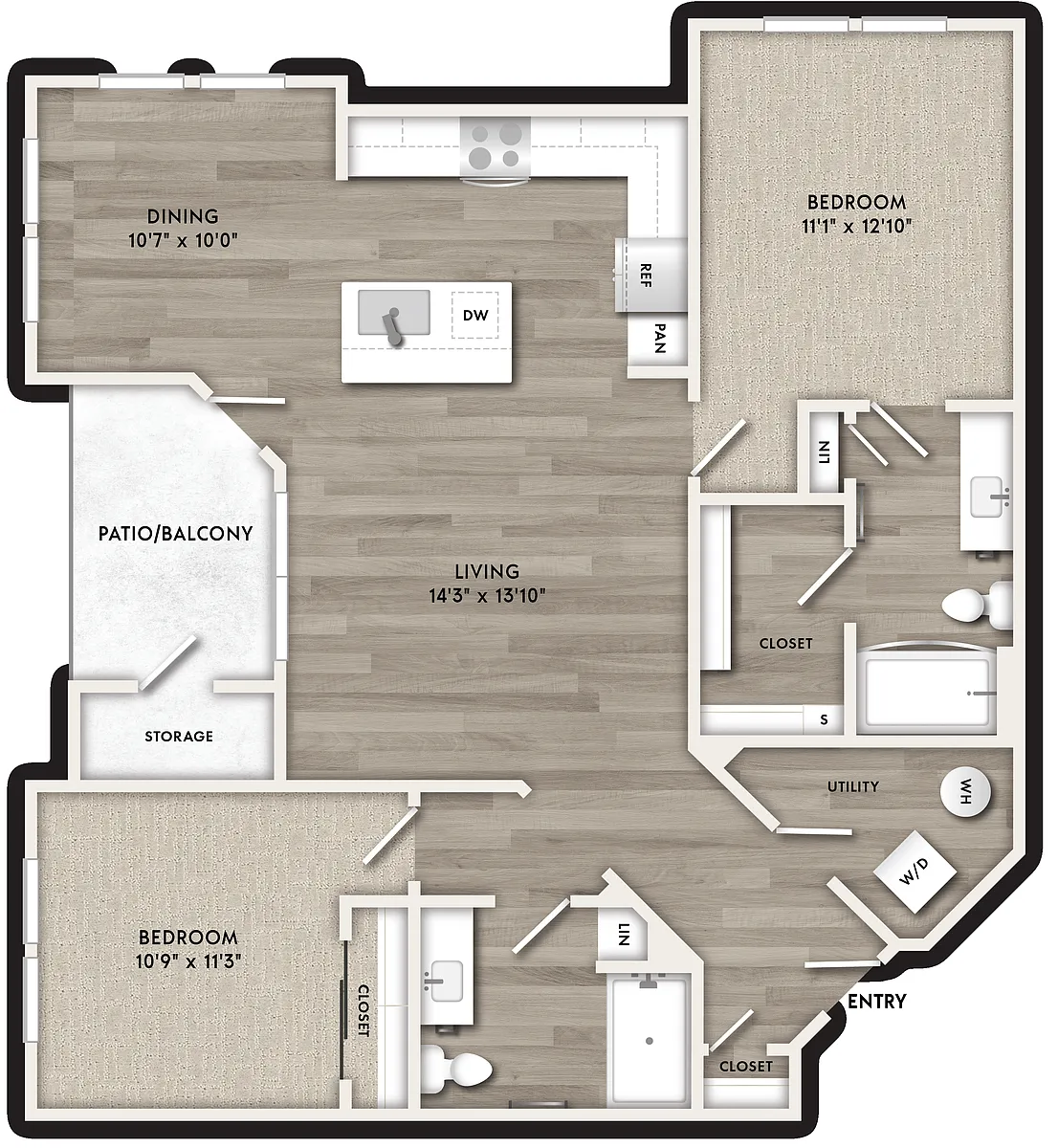 Floor plan B3