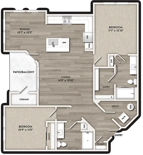 Floor plan B3