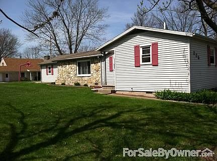 View from south side of lot