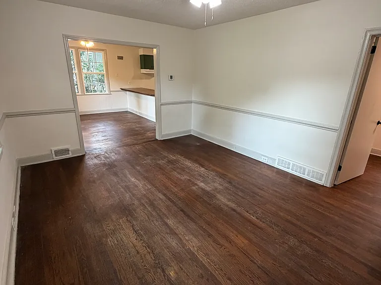 Front door view into living room