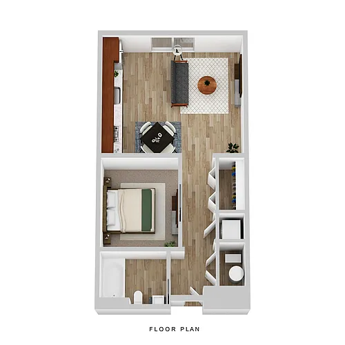 Floor plan Studio B