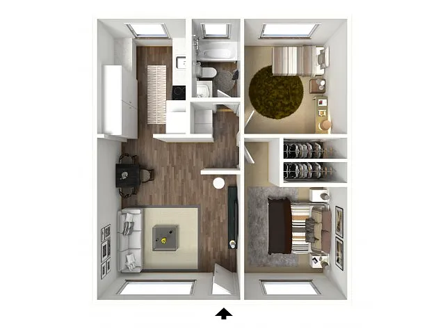 Floor plan 2X1 A