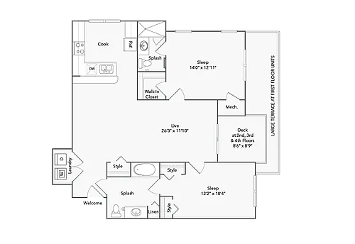 Floor plan Brookside