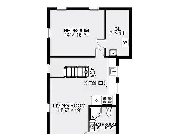 2nd image of 4 Green St Floor 3