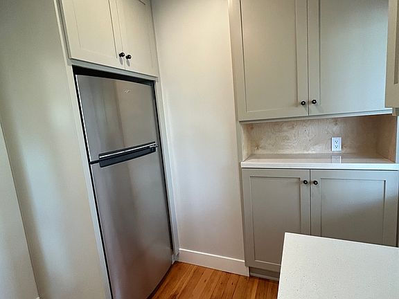 Counter can be used for microwave or a coffee bar.