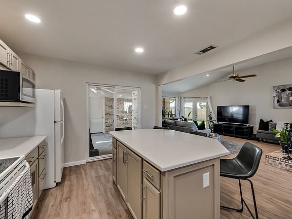 Open concept kitchen