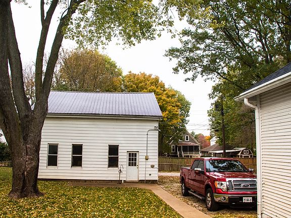 The 700 sq ft detached shop.