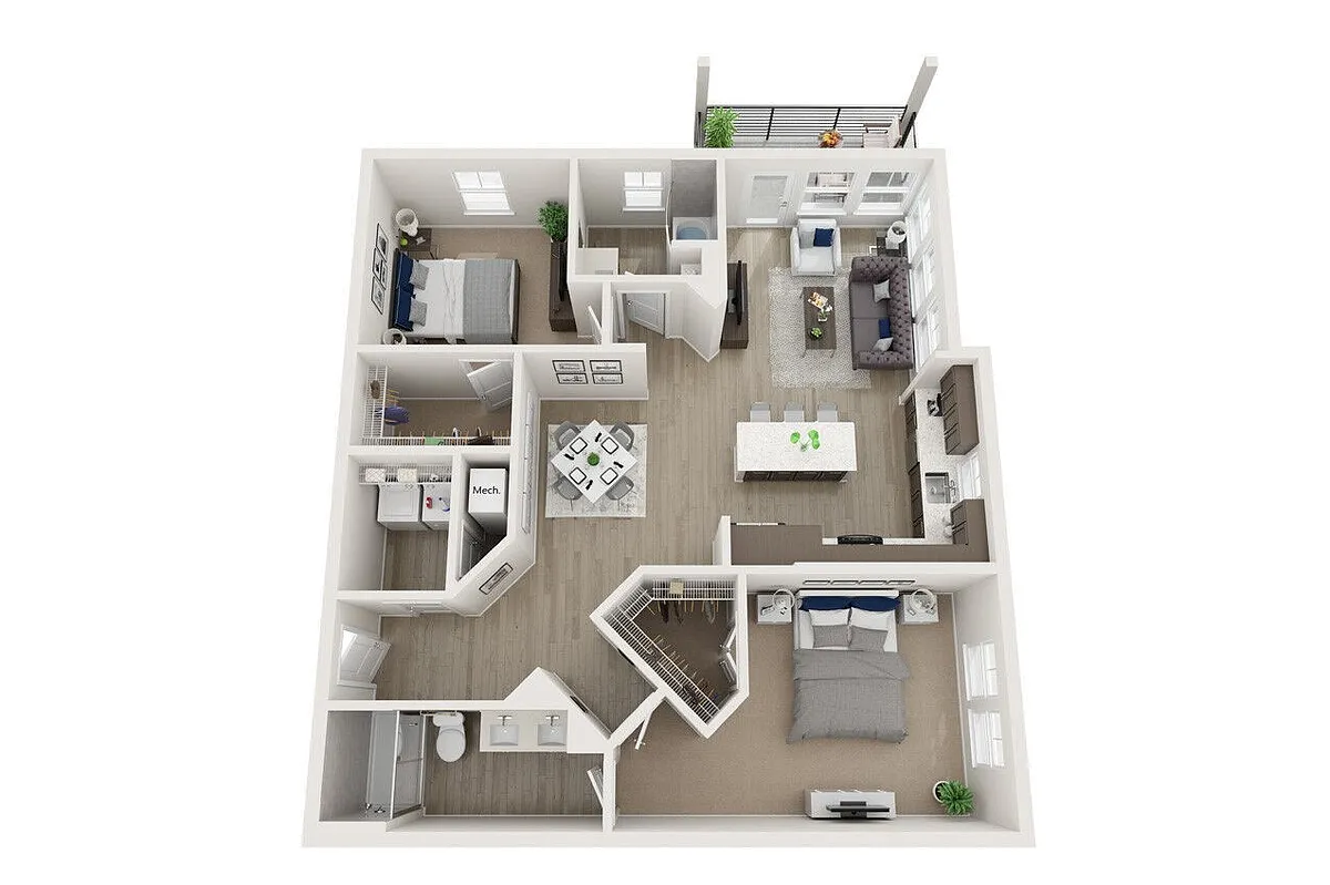 Floor plan B2a