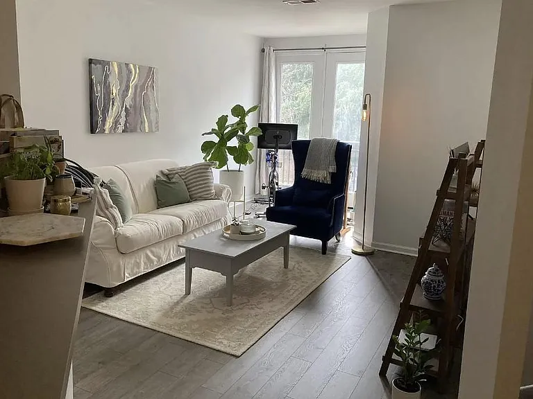 Living area with lots of natural light.
