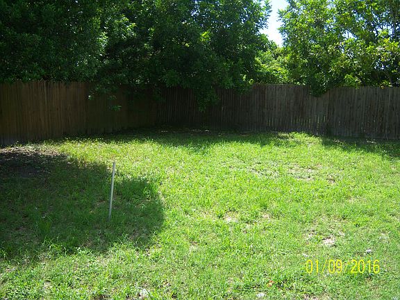Large fenced back yard