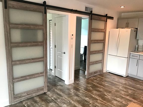 Entrance to bedroom and bathroom