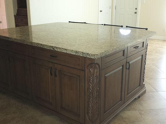 Huge island w/ storage