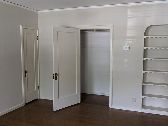Walkin closet interior. Second smaller walkin closet