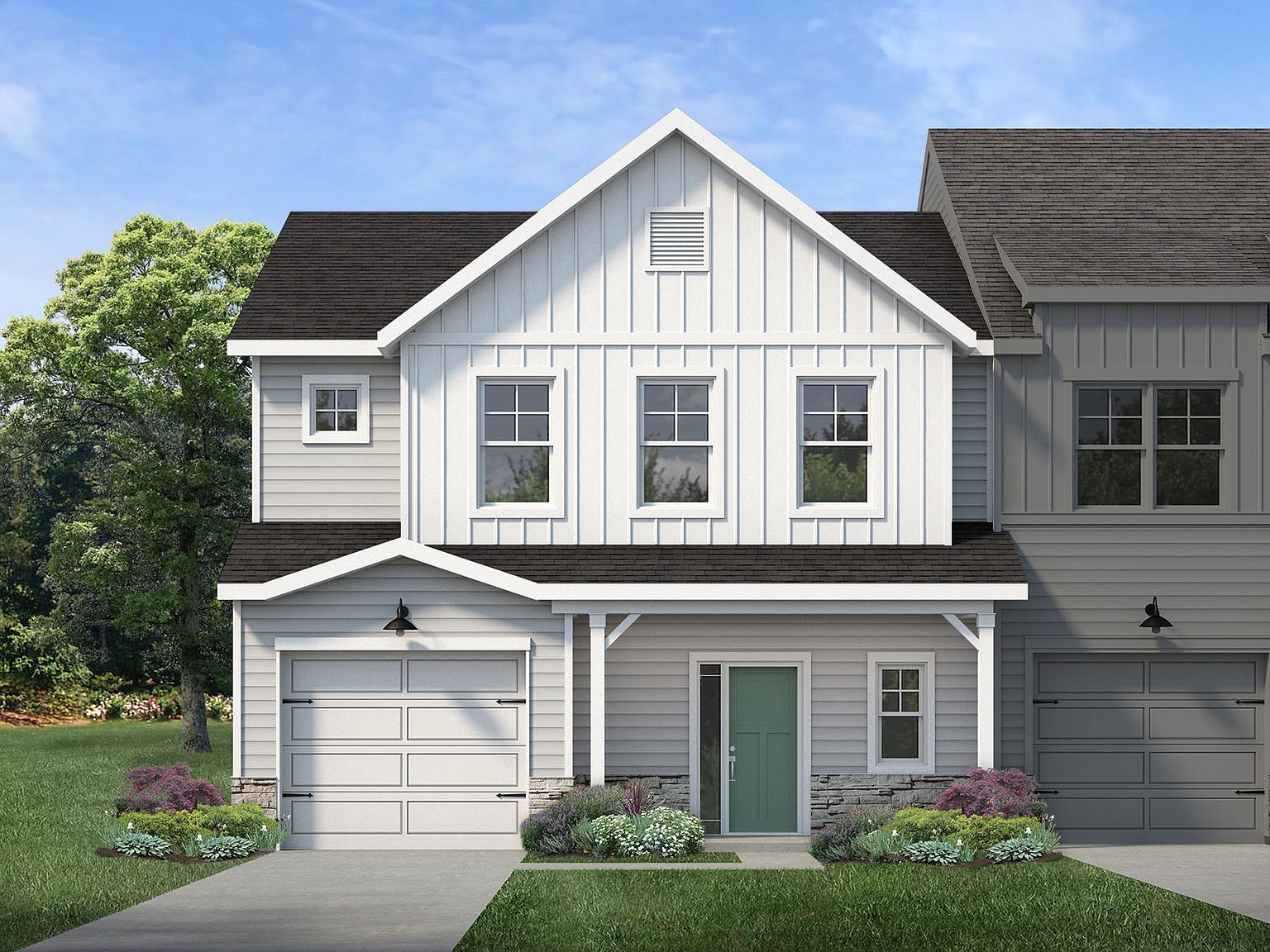 The Princeton A (R) Plan, Reidville Town Center Townhomes, Reidville ...