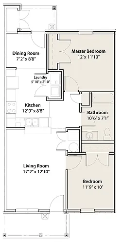 Floor plan 2 bedroom