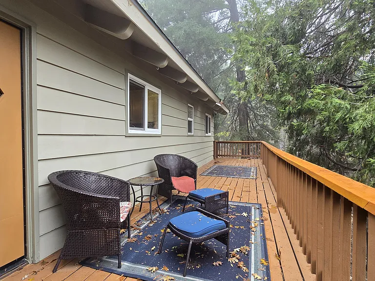 Upstairs deck