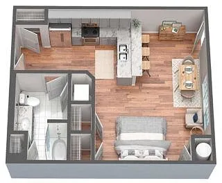 Floor plan Studio