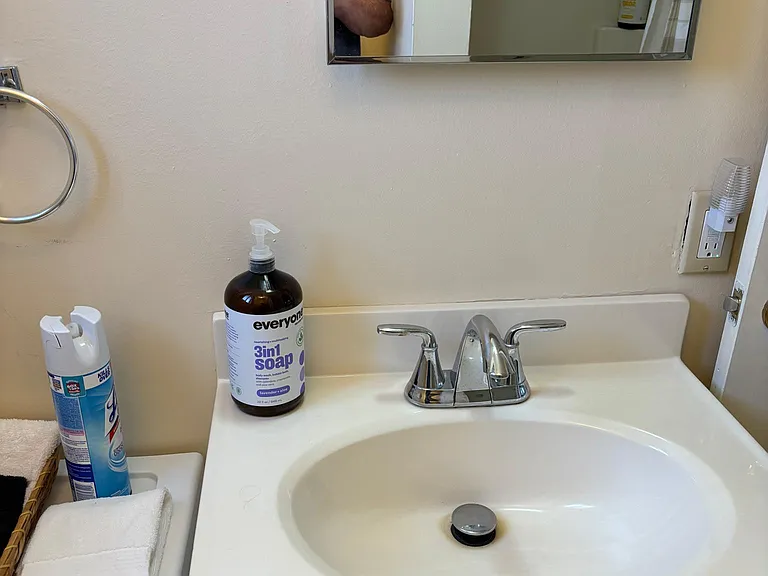 second bathroom with shower