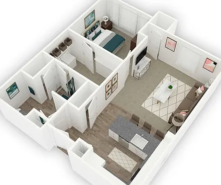 1A | 1x1 Small | 826 sq ft 1A | 1x1 Small | 826 sq ft