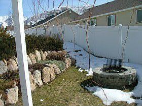 Grape Vines and Fire Pit