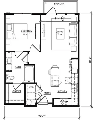 Floor plan Freesia | A2
