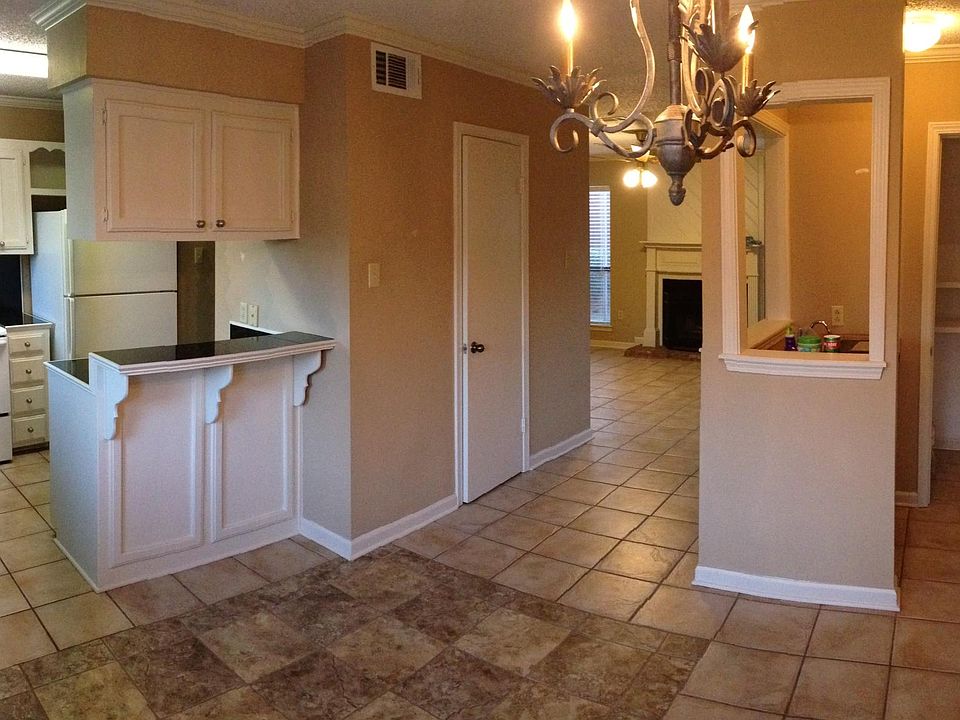 View from breakfast area by kitchen looking to front den