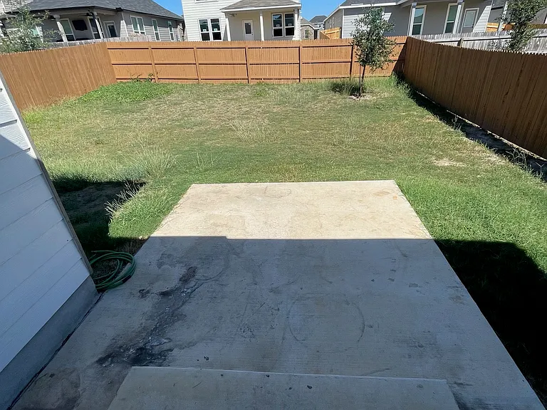 Rear yard