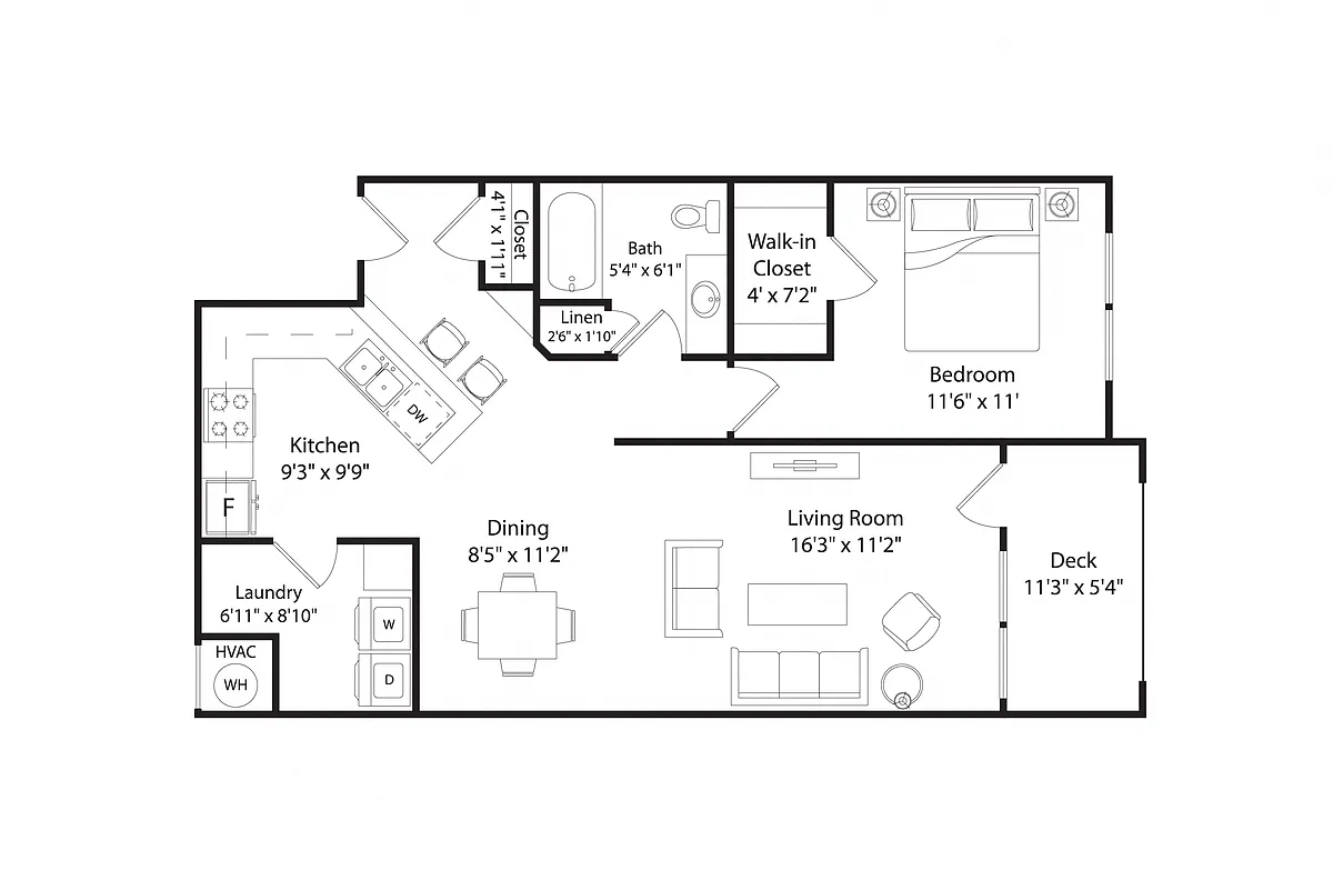 Floor plan A1R