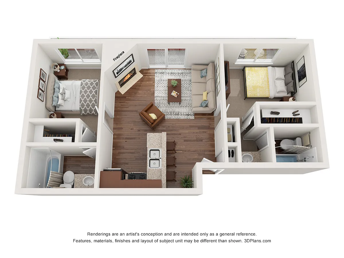 Floor plan mm2x2b