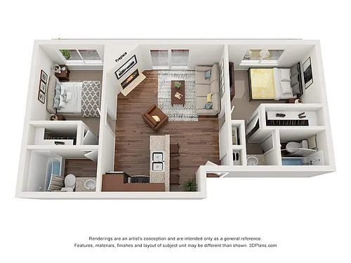 Floor plan mm2x2b