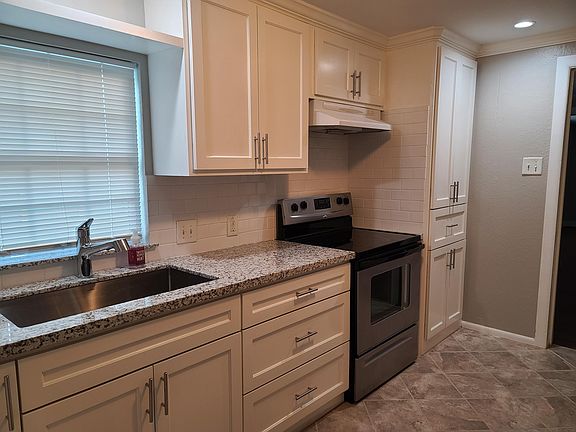 New cabinets and sink