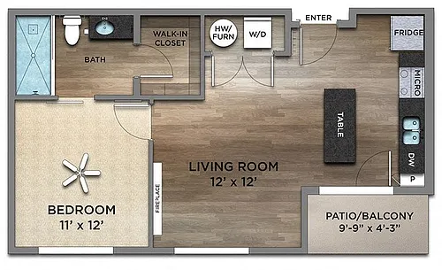 Floor plan Montreal