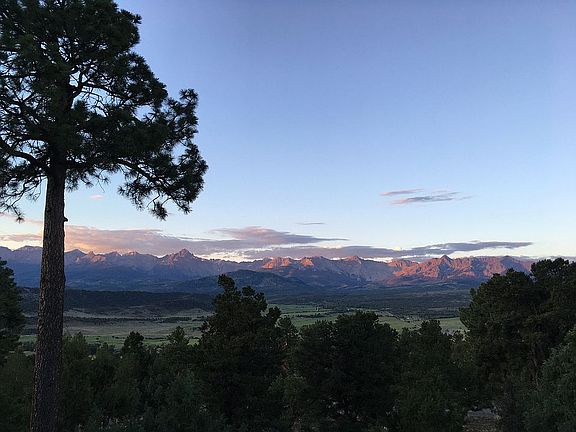 Sneffels Range at sunrise