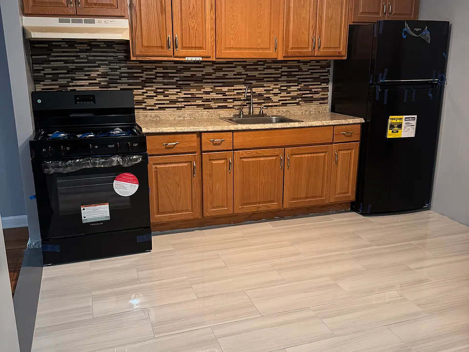 Kitchen features new appliances