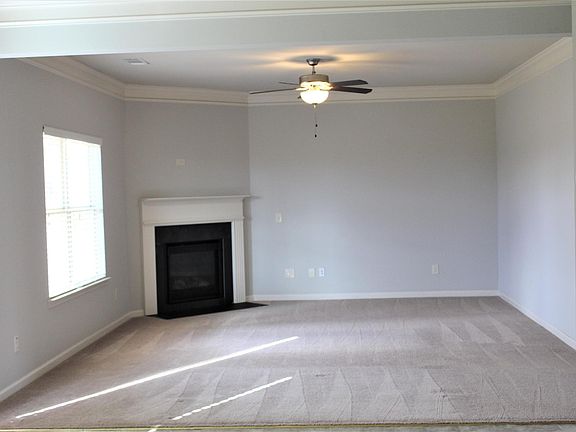 Family room with gas fireplace