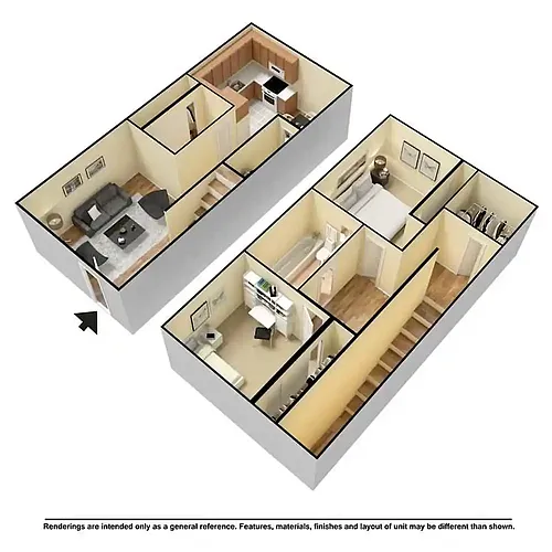 Floor plan 2 Bedroom