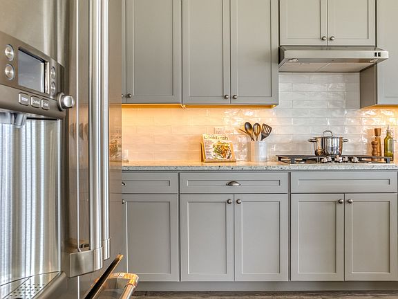 Kitchen with stainless appliances