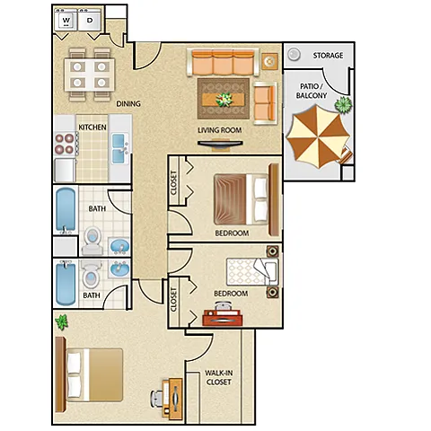 Floor plan D1