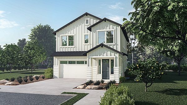 Plan 2 Architectural Rendering - Farmhouse Elevation
