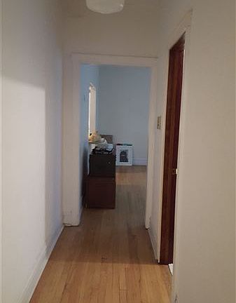 looking down hallway to dining room