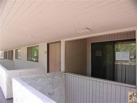 Entrance to property with balcony off living area.