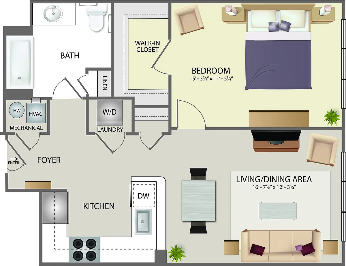 Floor plan Magnolia Classic
