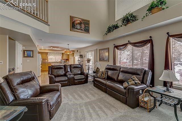 Living room off of kitchen!