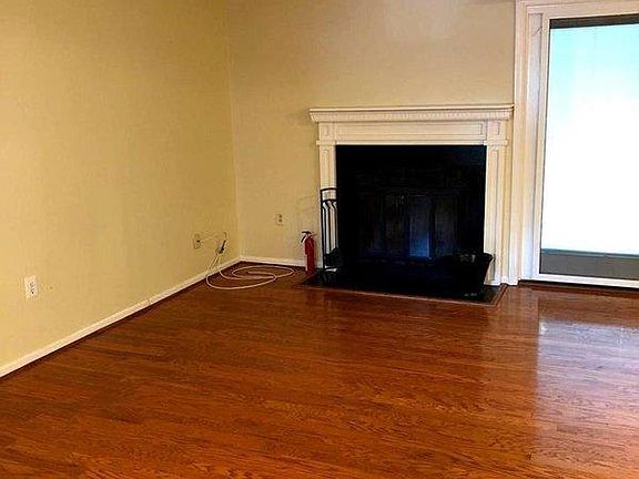 Wood burning fireplace