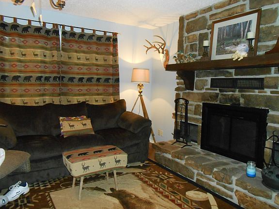 Wood burning fire place