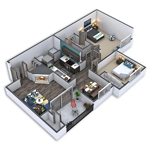 Floor plan B1