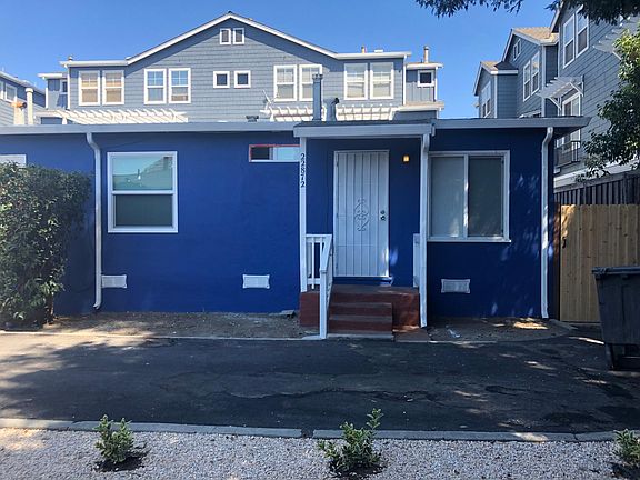 Front house has mini balcony/patio. House newly painted inside and exterior