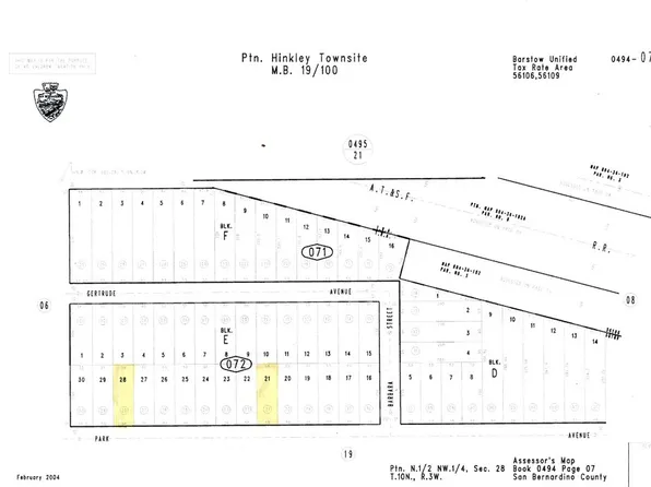 0 Park Ave Lot 21, Hinkley, CA 92347
