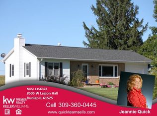 8405 W Legion Hall Rd, Dunlap, IL 61525