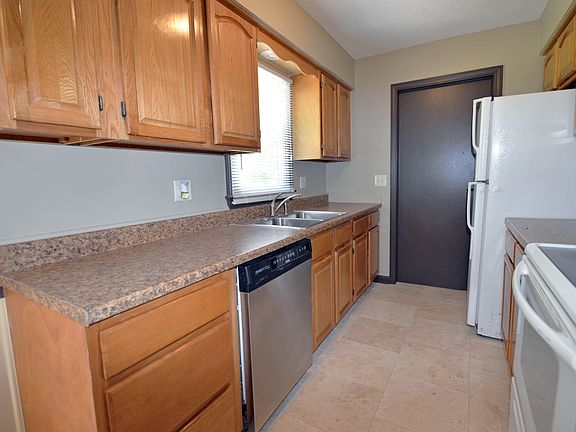 Kitchen with SS dishwasher